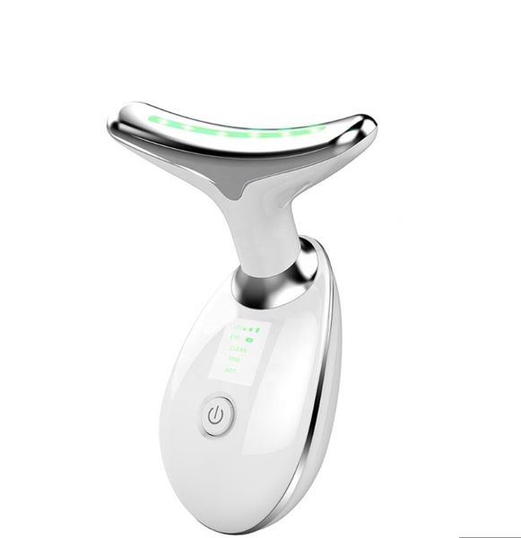 

neck beauty device neck massager led pn therapy skin tighten reduce double chin anti wrinkle remove skin care tools