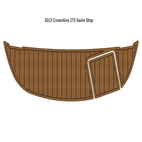 

2015 crownline 275 swim step platform boat eva faux foam teak deck floor pad mat