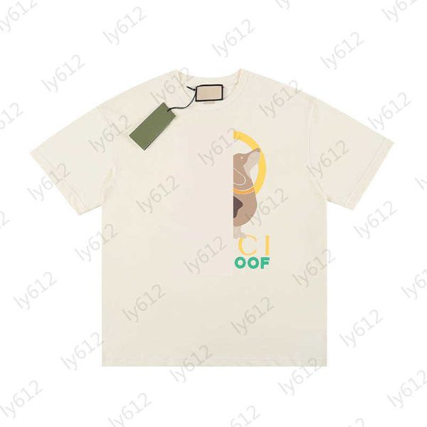 

mens designer t-shirts fashion leisure luxury digital retro logo printed design decorative cotton round neck t-shirt male summer beige blous, White;black
