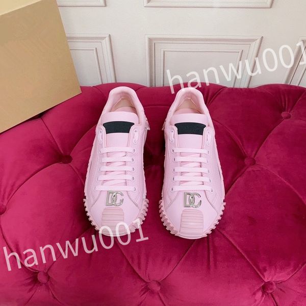 

2023 luxury designer woman shoe leather lace up men fashion platform sneakers white black mens womens casual shoes