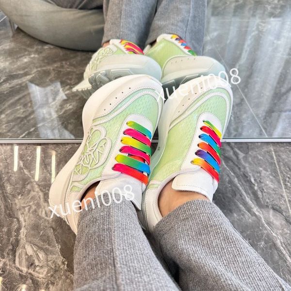 

womens mens quality casual shoes designer leather lace-up sneaker fashion running trainers letters woman shoes flat printed gym sneakers, Red;white