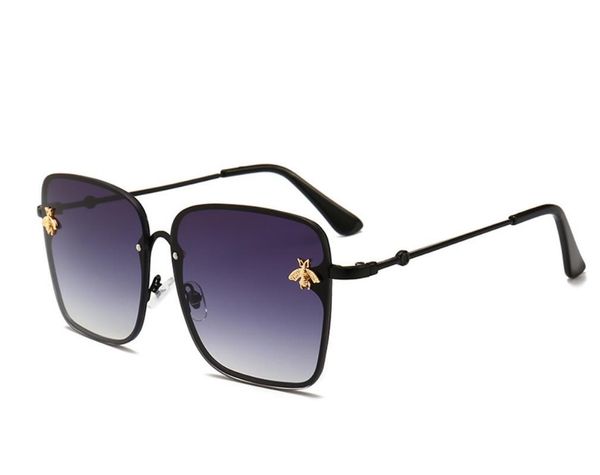 

luxury sunglasses designer letter women's men's goggles premium glasses for women's glasses frames retro metal sunglasses can, White;black