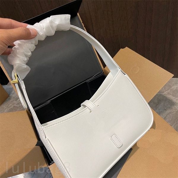 

crocodile embossing pouch women totes designer handbag women white khaki solid color hobo bag letter hook buckle brass luxury bags vintage f