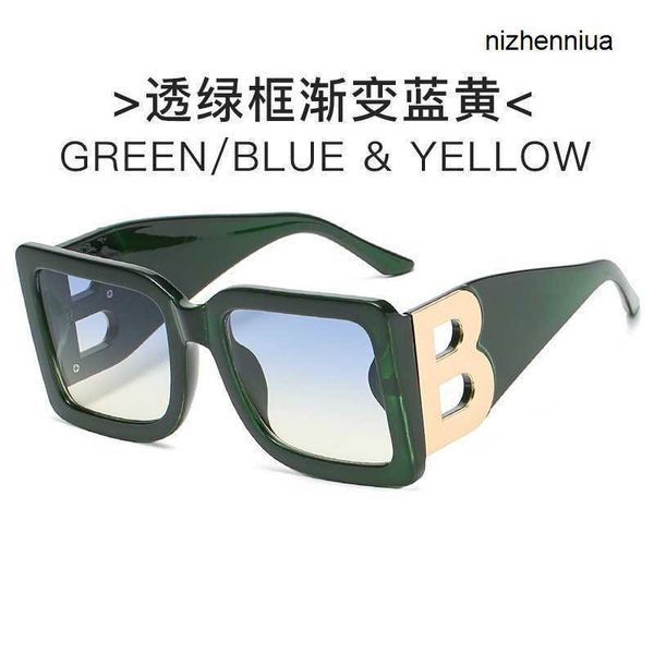 

hermm elegant sunglase new fahion big frame unglae men and women online popular treet d8hi, White;black