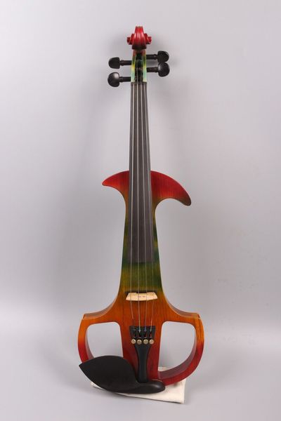 

yinfente electric silent violin 4/4 solid wood sweet tone case #ev7