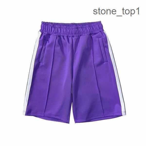 

men's t-shirts designer palms palmangel mens shorts men womens short pants letter printing strip webbing casual five-point angle clothe, White;black