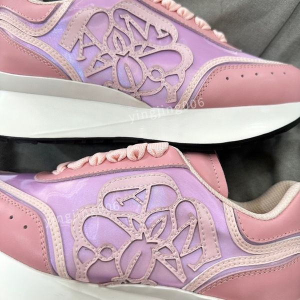 

new brand womens men designer fashion casual shoes leather lace-up sneaker fashion lady flat running trainers letters gym sneakers2023, Black