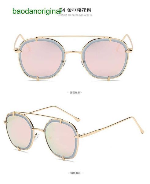 

designer sunglasses new dita rivet trimmed platform sunglasses men's and women's fashion toad mirror 7055 zupp, White;black