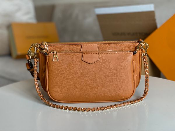 

chain leather embossed 2023 new fashion casual women's bag shoulder crossbody bag