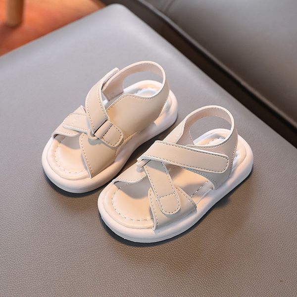 

sandals summer simple kids sandals children casual boy sandals flats non-slip baby beach shoes girls sandals toddler h673 230515, Black;red