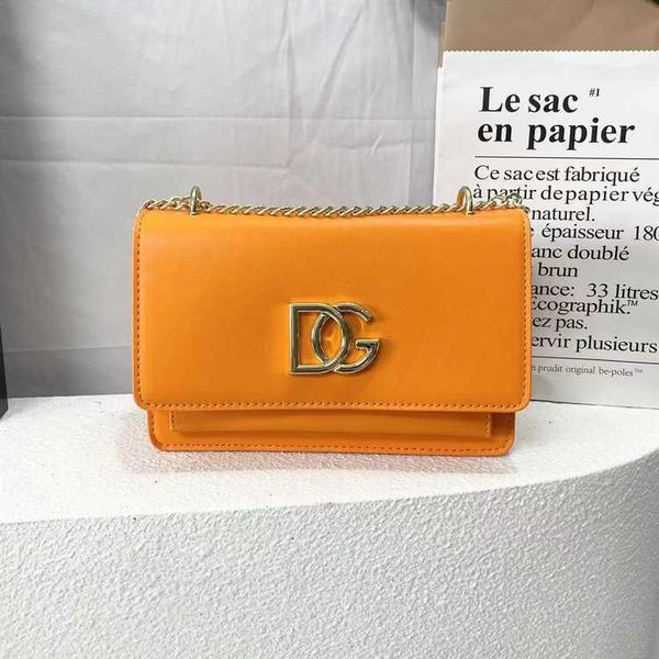 

50% off 2023 fashion hand small square new sicilian letter flip chain soft leather one-shoulder cross-body simple fashion women's bag