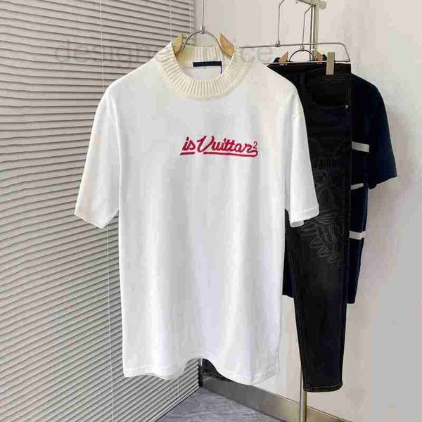 

men's t-shirts designer plus tees t shirt for men women shirts fashion tshirt embroidered sweater with letters summer short sleeve man, White;black