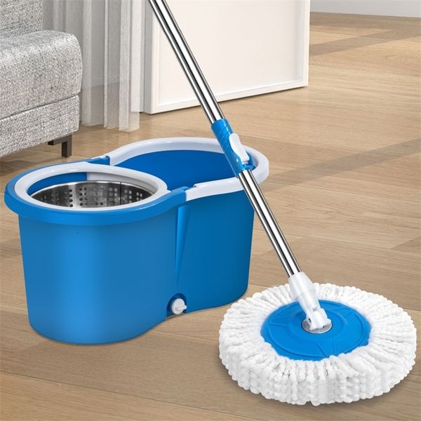 

Upgrade Mops Automatic Spin Hand Free Household Wooden Floor Cleaning Microfiber Pads with Bucket Magic Mop 230512