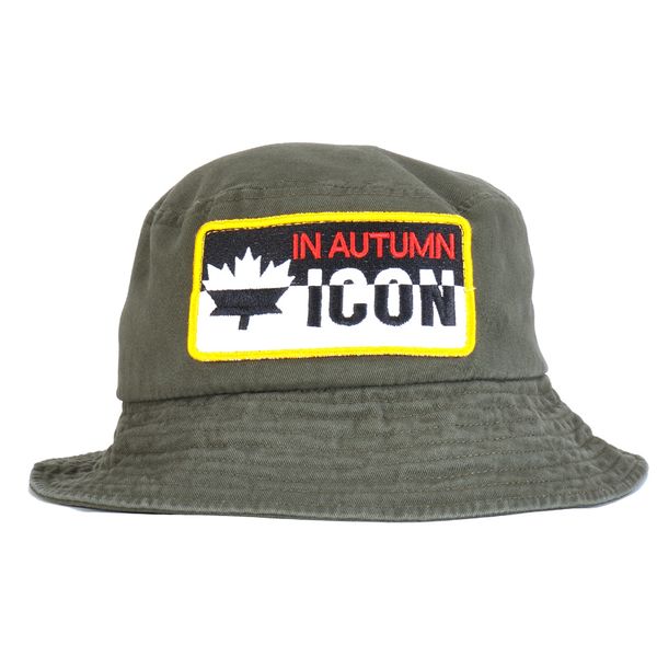 

2023 berets cotton summer bucket hat women sunscreen fishing hunting cap men sun prevent hats custom dsq2 text fishman armygreen, Blue;gray