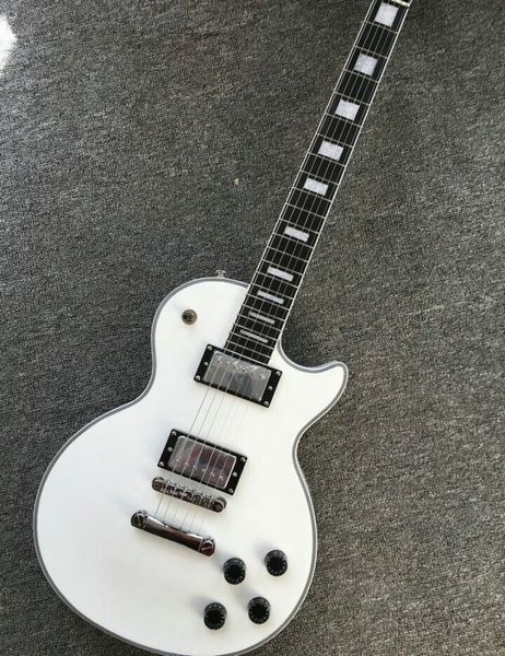 

guitar factory new white 6 string lp custom electric guitar fast shipping