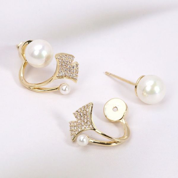 

mixed simple 18k gold plated 925 silver luxury brand designers double letters stud geometric famous women crystal rhinestone pearl earring w