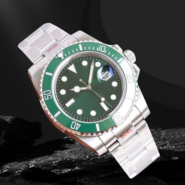 

classic mens designer fashion watch fully automatic mechanical stainless steel strap watch waterproof sapphire glass high quality, Silver