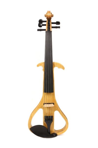 

5string electric silent violin 4/4sweet tone with chorus effect case#ev3