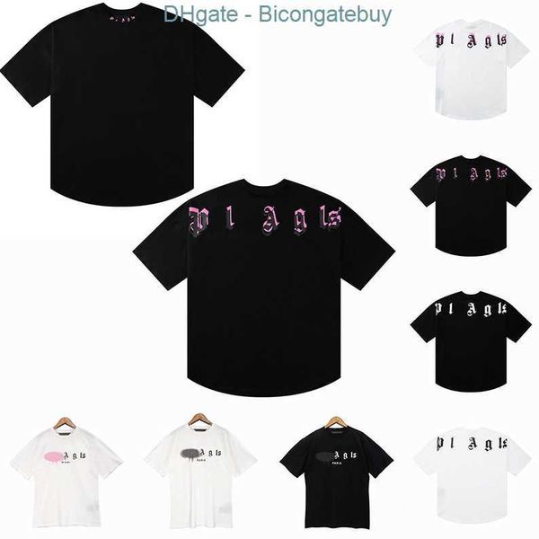 

tshirt palms summer mens womens designers t shirts luxurys letter cotton tshirts clothing polos short sleeve high1 quality clothes tees c47, White;black