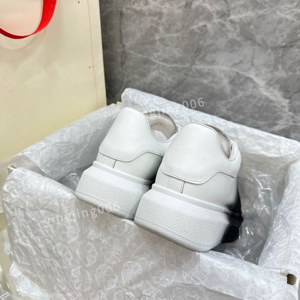 

brand mens quality casual shoes leather lace-up sneaker fashion lady flat running trainers letters gym sneaker2023, Black