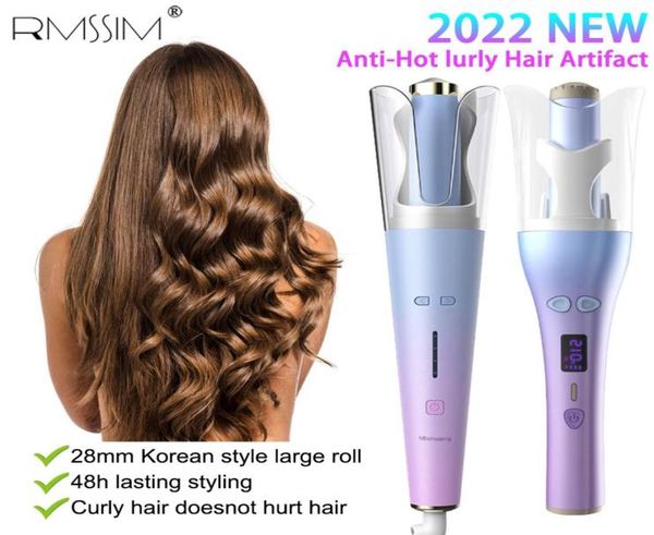 

curling irons auto rotating hair curler electric multifunctional hair curler lcd curling iron automatic air spin magic curling sty2739503