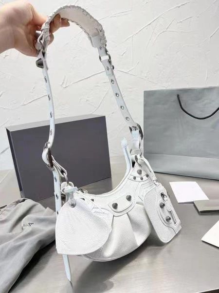 

8a designer bag le cagole women's underarm bag fashion biker bag leather single shoulder crossbody luxury handbag classic purse