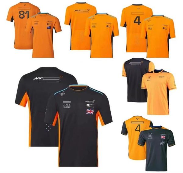 

new round neck short sleeve summer f1 racing t-shirt same custom