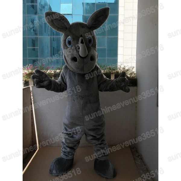 

halloween rhinoceros mascot costume simulation customization animal theme character carnival adults birthday party fancy outfit, Red;yellow
