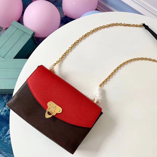 

designer messenger bag genuine leather handbag 24.5cm luxury chain bag delicate knockoff evening bag with box yl123