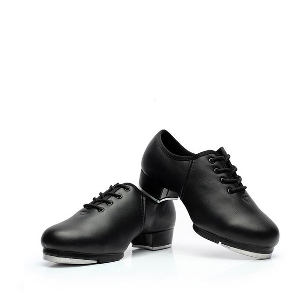

sports children performance tap soft sole natural leather shoes step sneakers 230516