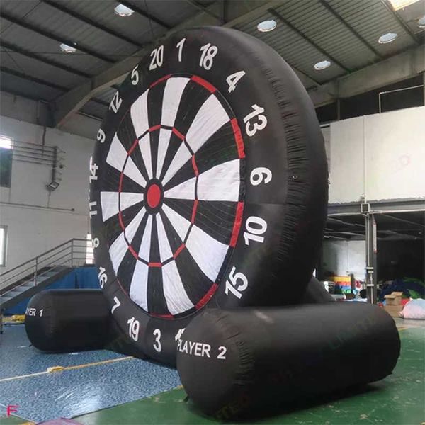 

air shipping to door 3m high giant inflatable foot dart board kids adults football soccer inflatable darts games