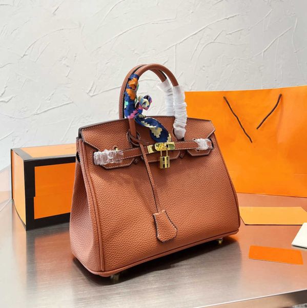 

designer bag birkin bag fashion shoulder handbag luxury leather fashion classic ladies large capacity handbag