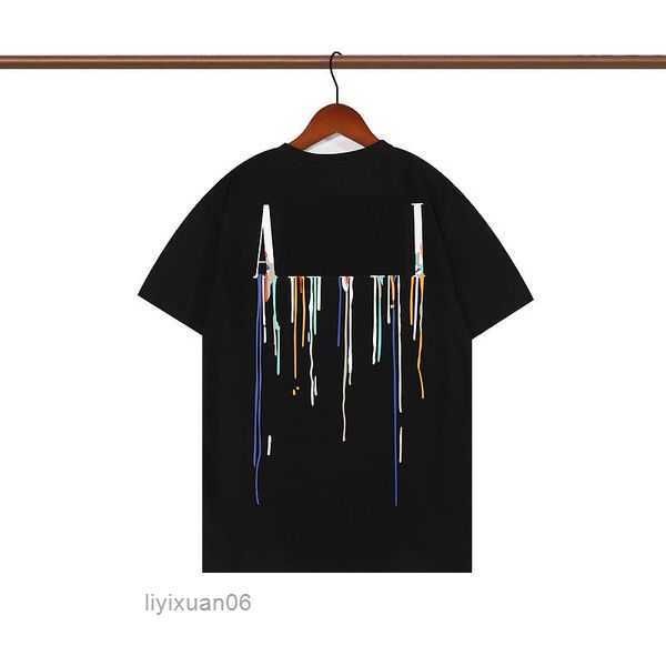 

limited edition designer t of 2023 rabbit year new couples tees street wear summer fashion splash-ink letter print design couple short sleev, White;black