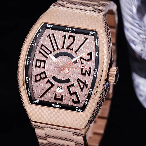 

mens watch designer luxury automatic movement watchl dial classic stainless steel strap waterproof sapphire, Slivery;brown