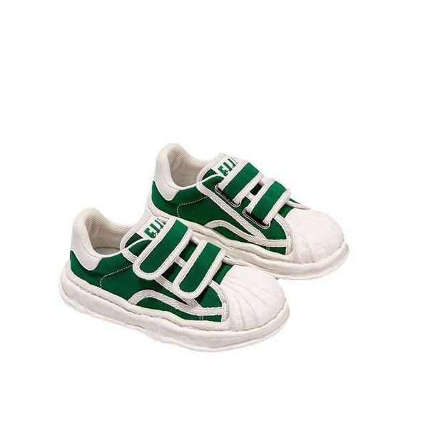 

sneakers baby shoes children casual spring girls shell toe white f14227, Black;red