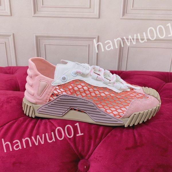 

luxurys famous basketball sneakers shoes women leather rubber sole lace-up trainers outdoor skateboard walking 35-41, Black