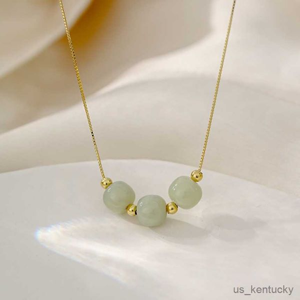 

pendant necklaces stainless steel design clavicle chain all-match simple ladies nelace fashion exquisite jewelry, Silver