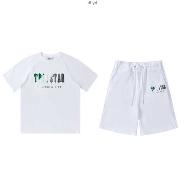 

men's t-shirts trapstar t shirt designer shirts print letter luxury black and white grey rainbow color summer sports fashion cotton cor, White;black