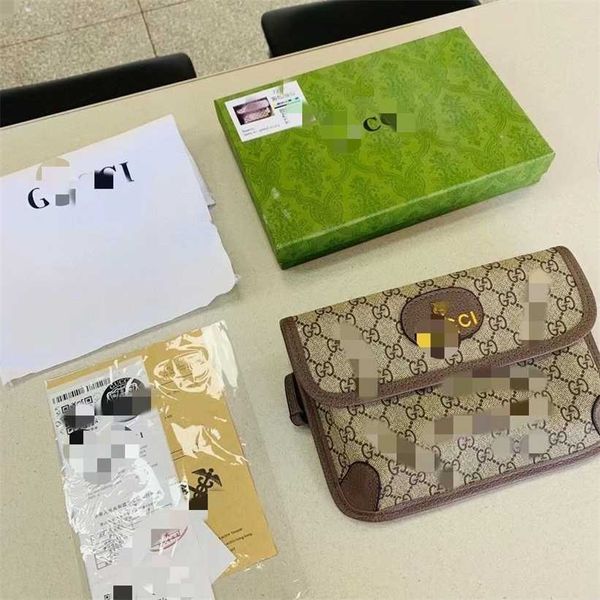 

13% off 2023 fashion handbag new tiger head classic old flower waistpack xiao zhan same large capacity retro small square casual bag