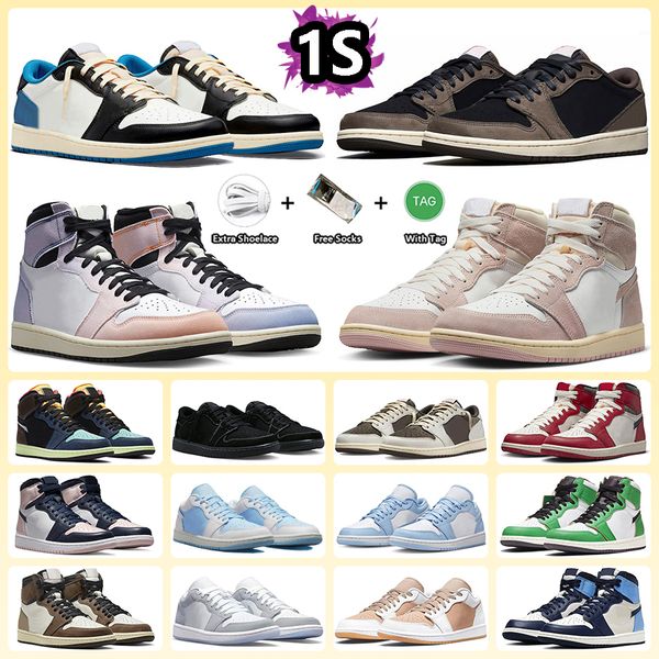 

mens womens 1 1s basketball shoes dark mocha fragment black phantom skyline craft sail reverse laney valentines day lost & found midnight na