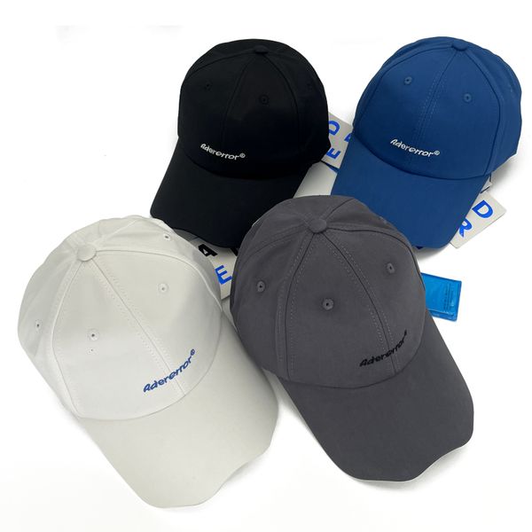 

s letter embroidered baseball caps trend hip hop caps adjustable solid color sun hats gorras hombre originales 230515, Black;white