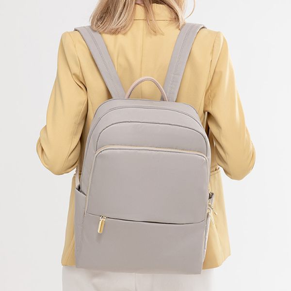 

backpack nylon women backpacks 14 inch lapbags quality large waterproof travel backpack women students school bag mochilas para mujer 230516