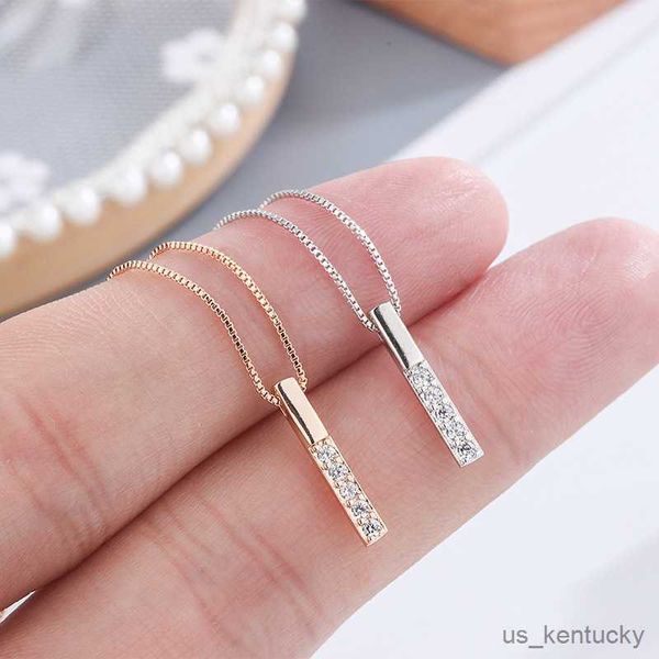 

pendant necklaces exquisite fashion silver nelace sweet romantic shiny natural nelace simple geometric long clavicle chain