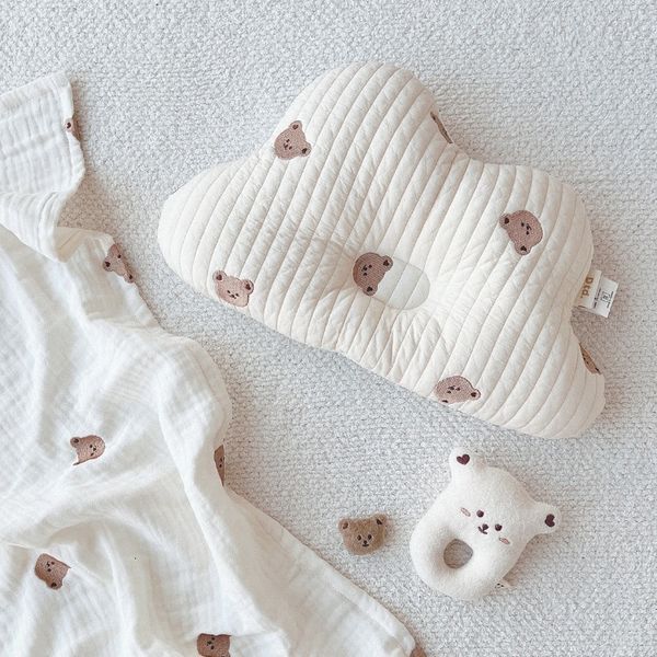 

pillows 2693a korea cloud pillow cotton quilting embroidery breathable sweat-absorbent four seasons universal baby shaping pillow 230516