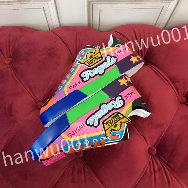 

2023 new designer flat sneaker trainer casual shoes canvas leather white letter fashion platform mens womens low sneakers, Black