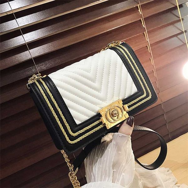 

32% off 2023 handbag new women's style lingge chain shoulder fashion casual texture small square bag
