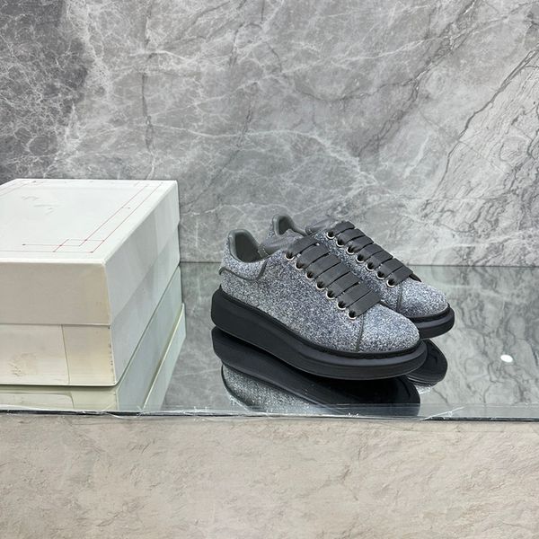 

men designer running shoes luxury women casual shoes shoe new sneaker woman trainer sdfsf fabric suede effect calfskin 0511, Black