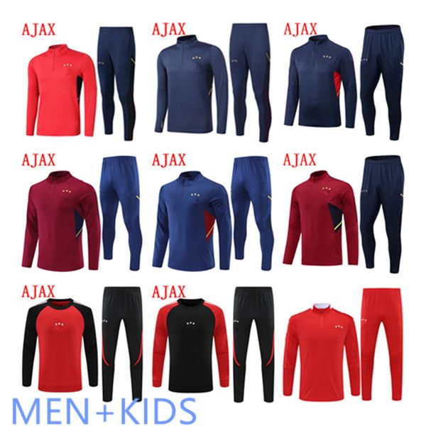 

22 2023 tadic tracksuit soccer jerseys 22 23 24 training suit bassey berghuis klaassen bergwijn marley football shirts men kids sets uniform, Black