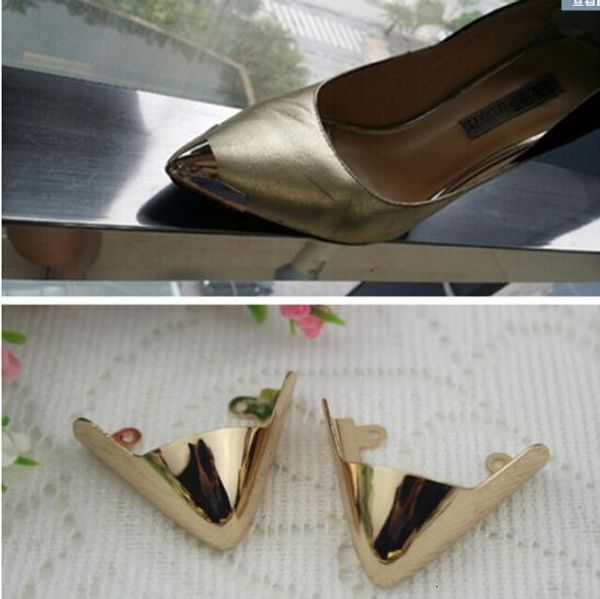 

shoe parts accessories 6 pcs/lot pointy shoes protection shoes repair broken toe head metal cover repair parts 230516, White;pink