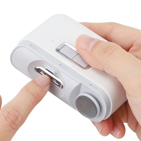 

nail clippers automatic electric usb rechargeable trimmer grinder clipper cutter polishing tools with light for baby 230515